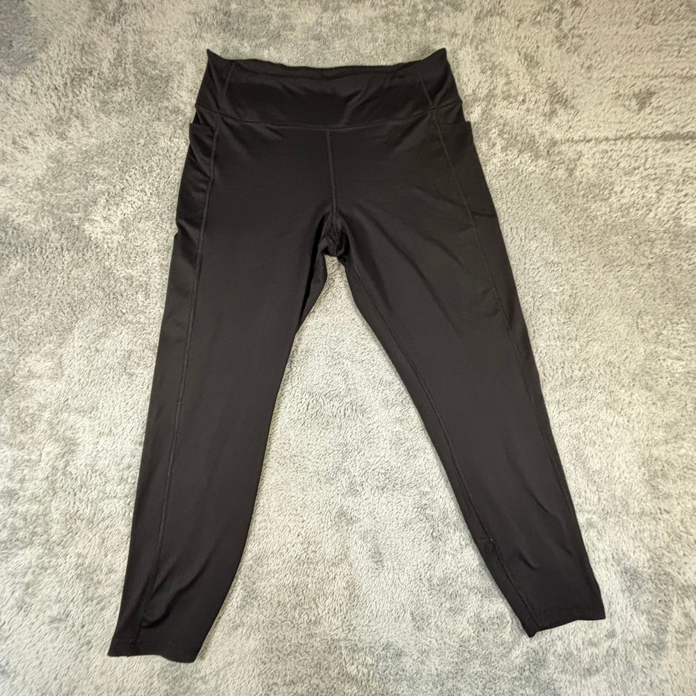 Victoria's Secret Black High Waisted Active Leggings with Pockets XL Regular